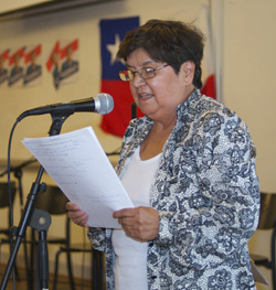 Ana Correales Navarro, Presidente del Partido Socialista de Chile en Suecia